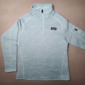 PATAGONIA Kids Better Sweater 1/4 Zip Pullover - Girls Size S 7-8
